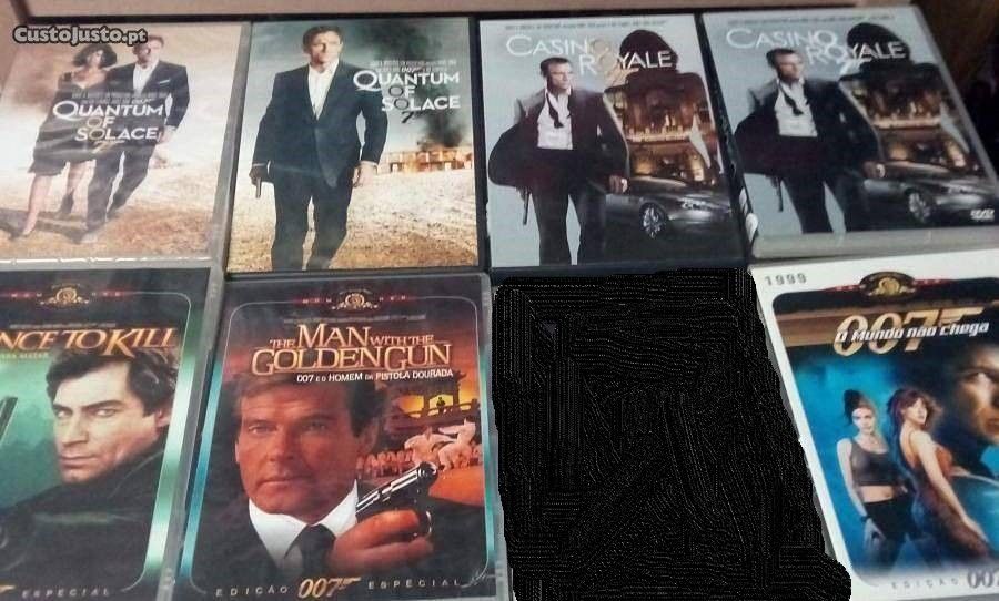 10 filmes originais 007 várias edições