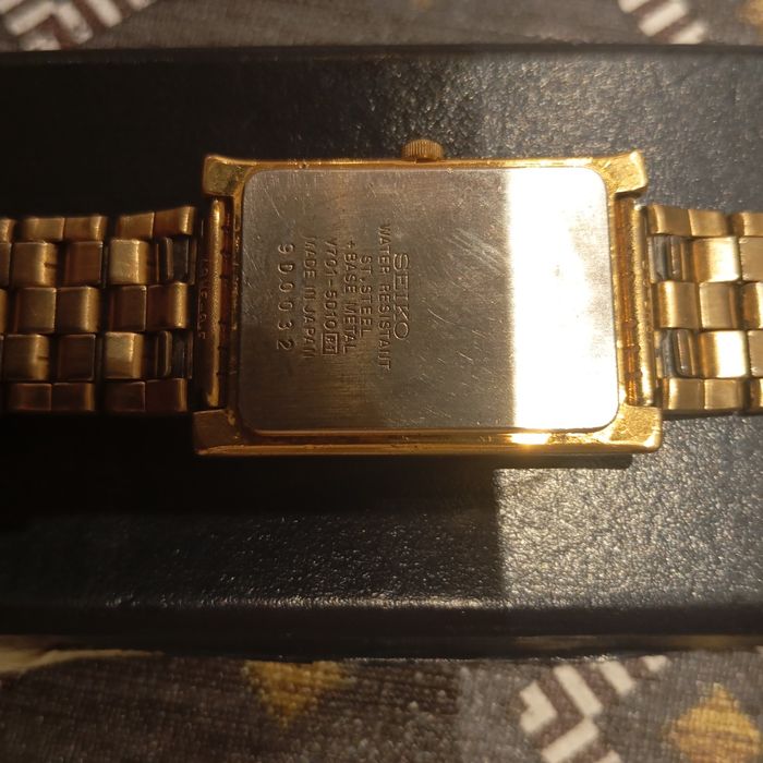 Zegarek złoty Seiko
