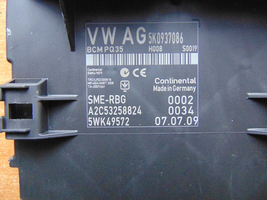moduł bcm vw scirocco tiguan seat leon II fl eu 5k0_937_086