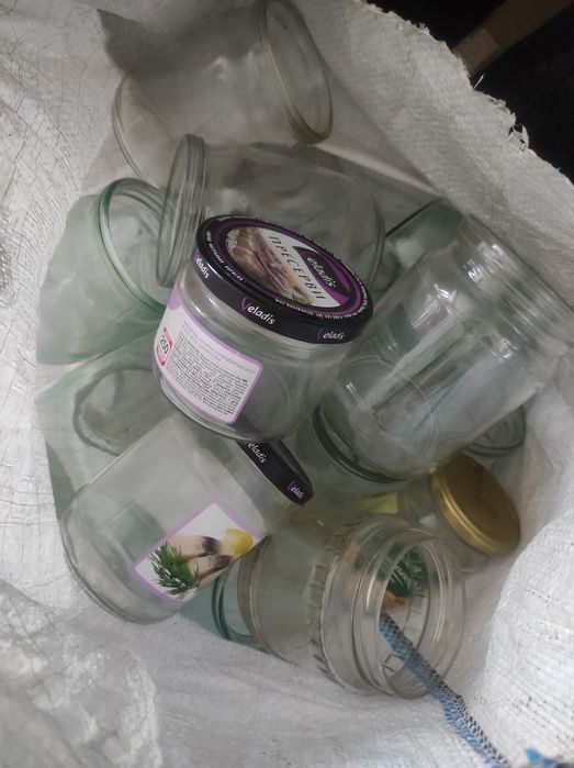 Стеклянные банки,микс
