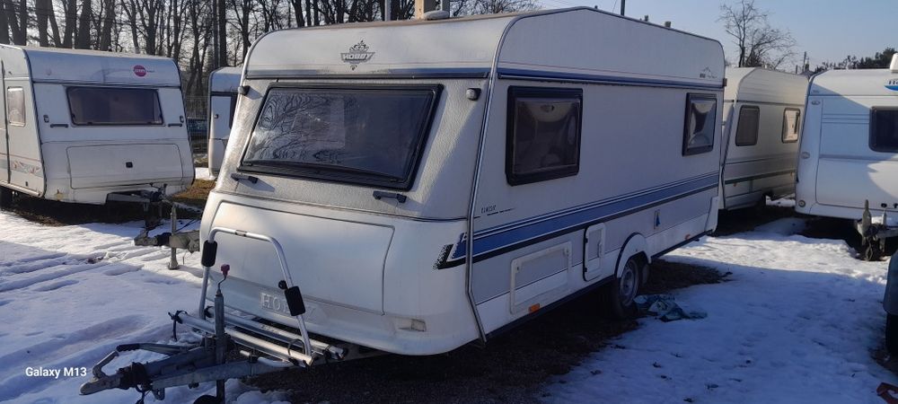 Przyczepa kempingowa Hobby 460 Dmc 1200kg  z przedsionkiem  rok 1996