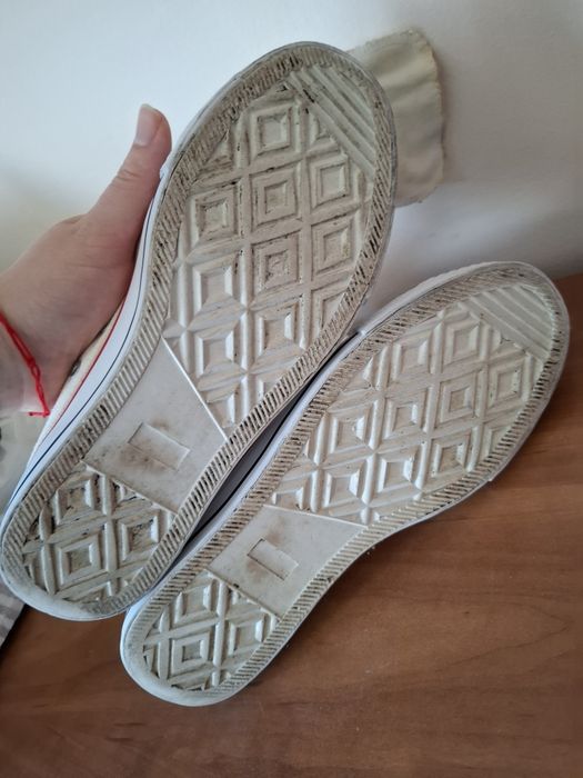 Buty trampki damskie białe 39 wysokie