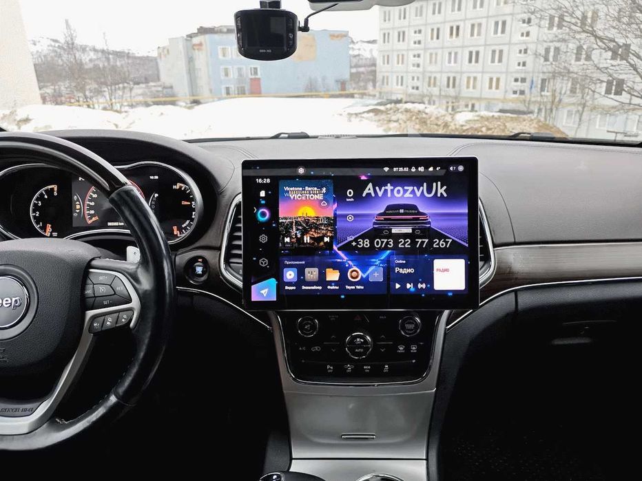 Магнитола GRAND CHEROKEE Jeep NITRO Dodge COMMANDER CarPlay Android 16