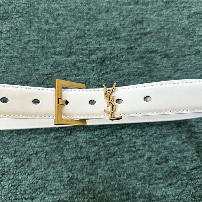 Yves Saint Laurent YSL Pasek Cassandre skóra