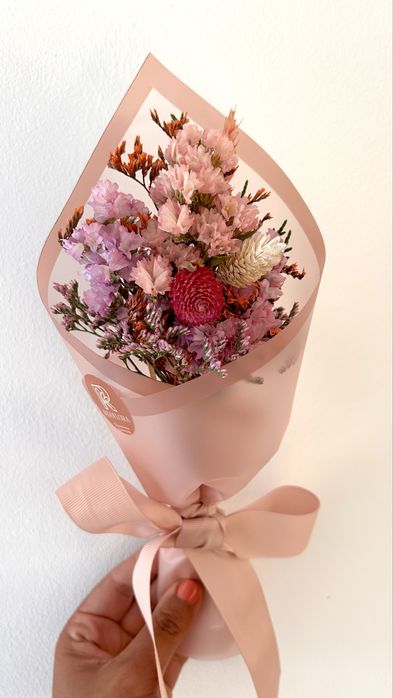 Ramo de flores secas