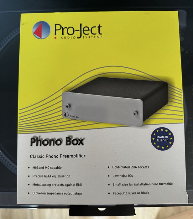 Pro-Ject Phono Box Black Przedwzmacniacz
