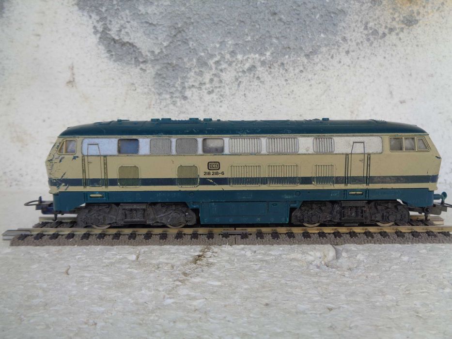 1:87 LIMA Locomotiva V 218 comboio da Diesel da DB