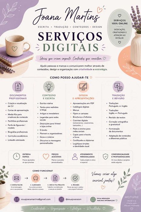 Custom Digital Services | CVs | Design | Translations | Content