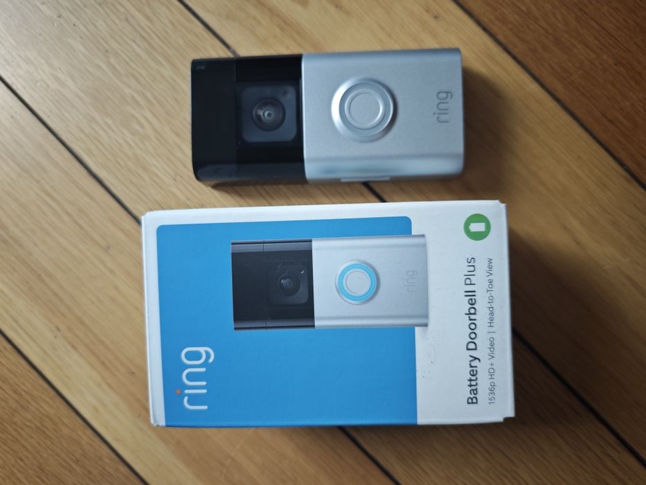 Ring doorbell plus dzwonek bezprzewodowy Wi-Fi kamera baterie