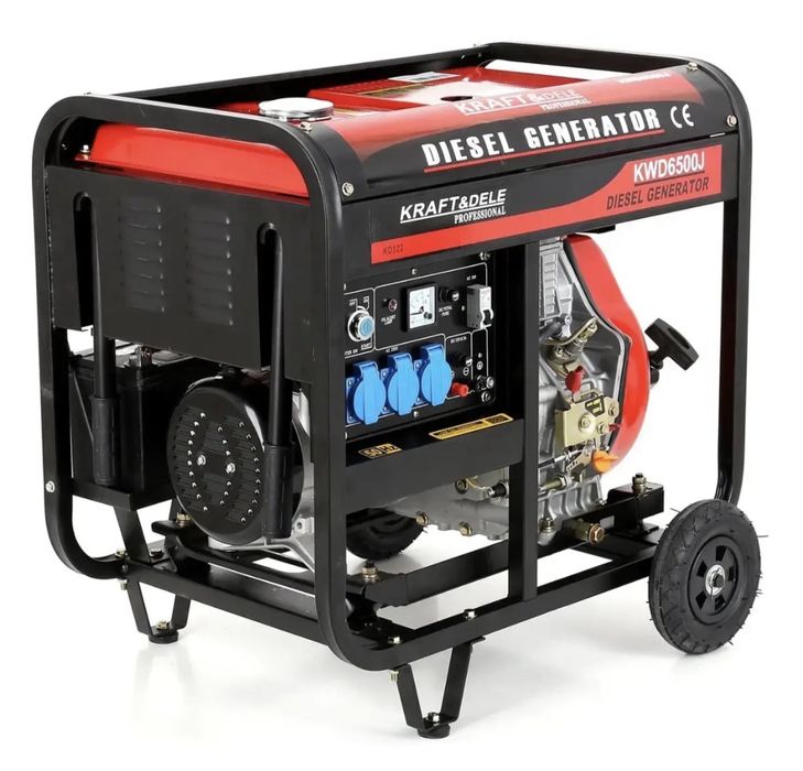 Генератор дизельний однофазний 6500 Вт Kraft&Dele KD122