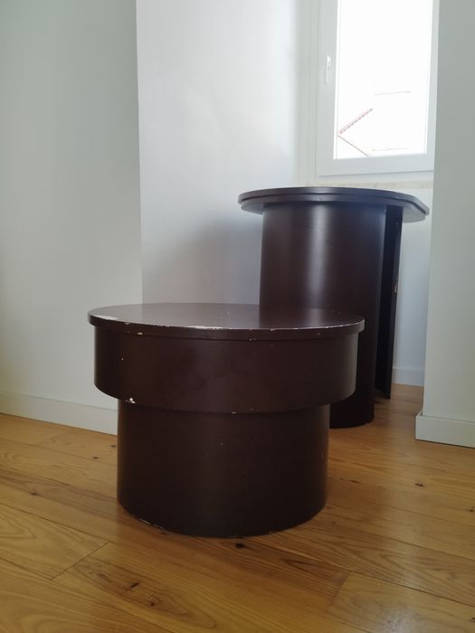 Mesa de madeira  vintage dos anos 70