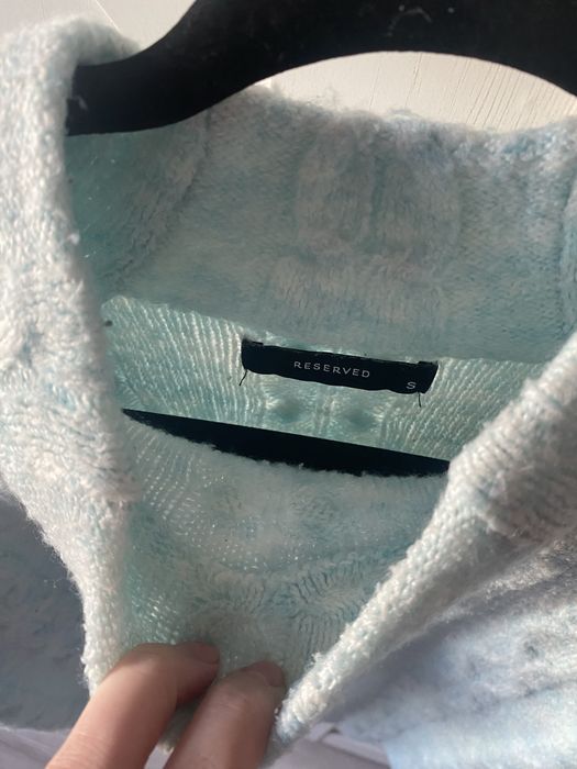 Sweter reserved turkusowy S 36 M 38