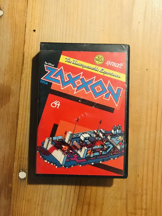 Jogo Zaxxon Commodore 64 impecável