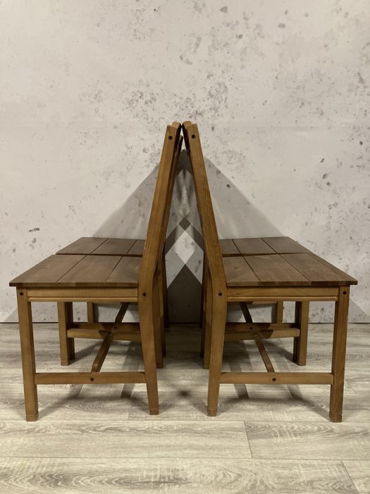 4 sosnowe krzesła Jokk