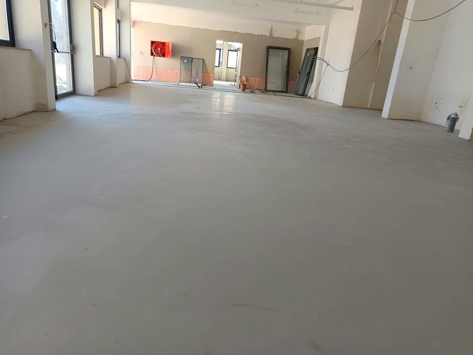 Piso vinílico, flutuante, nivelamento de chão