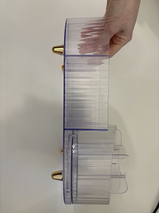 Organizer na kosmetyki obrotowy zloty