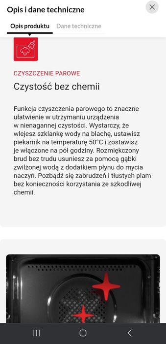 Kuchenka wolnostojąca z piekarnikiem i płytą ceramiczną