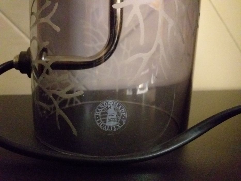 Candeeiro IKEA vidro soprado à mao corais,EM MÃO,VEJA ZONAS