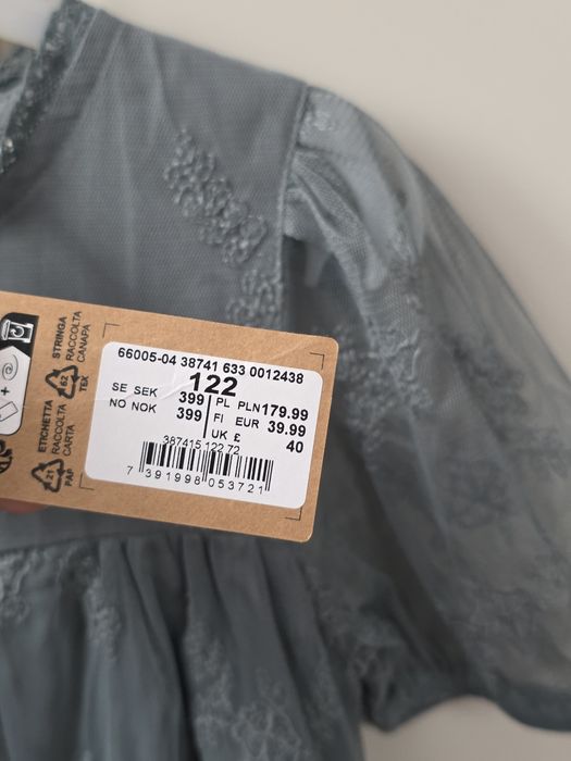 Newbie nowa tiulowa sukienka 122