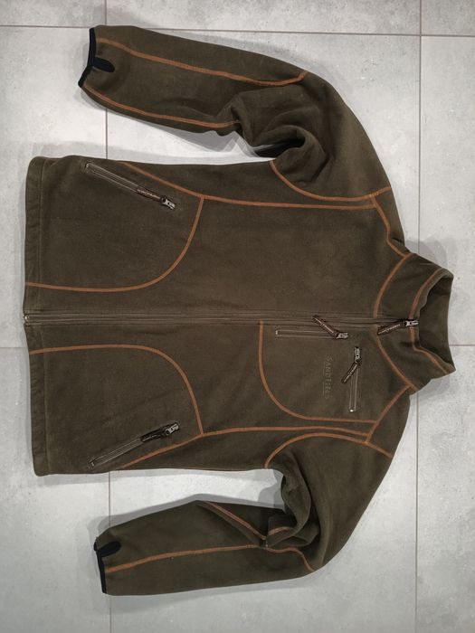 Bluza męska polar Sandfield roz. XL khaki leśny turystyczny