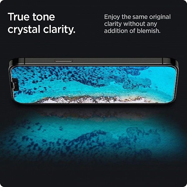 Szkło hartowane Spigen Glas.tR Slim Privacy na iPhone 13 / 13 Pro / 14