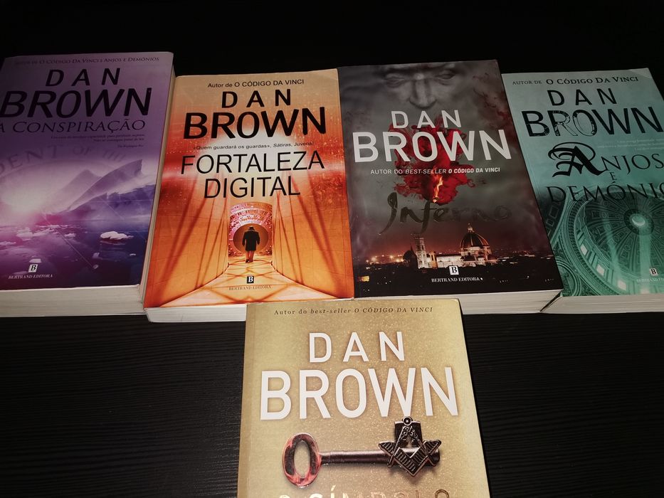 Colecção de livros Dan Brown