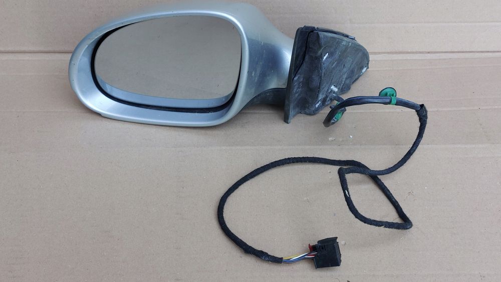 vw passat b6 lusterko lewe zewnętrzne anglik 6-pin grzane la7w