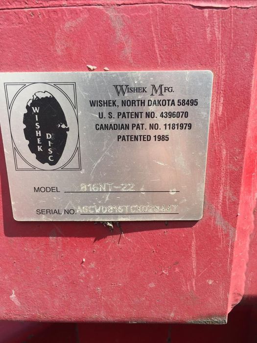 Wiskek 816NT-22 важка дискова борона