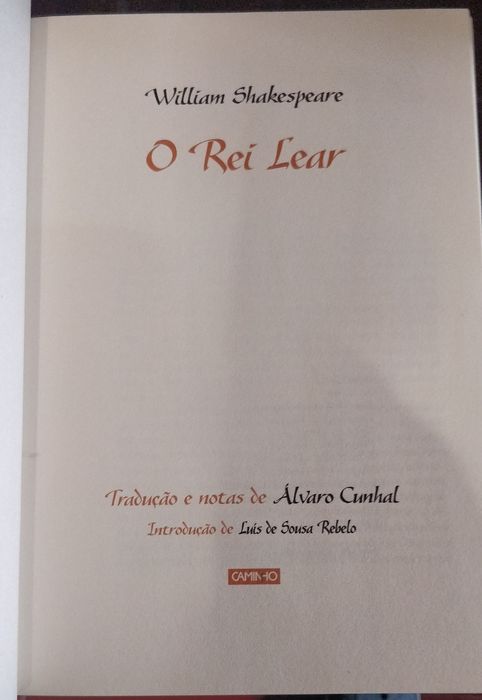 William Shakespeare, traduzido por Álvaro Cunhal