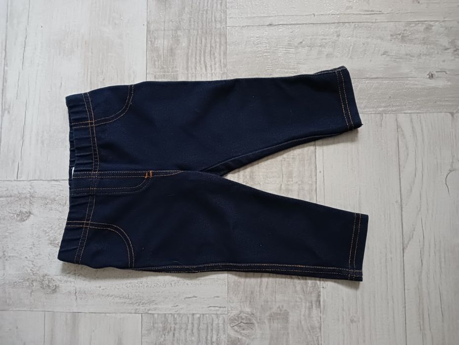 Spodnie legginsy imitujące jeans