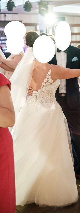 Suknia ślubna rozmiar 38 - PIĘKNA!!