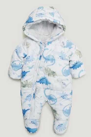 Kombinezon DINO zimowy 74cm 6-9m