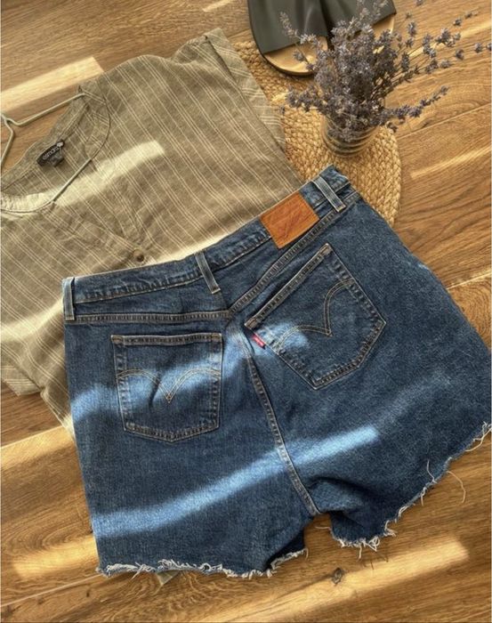 Жіночі джинсові шорти батал Levi's