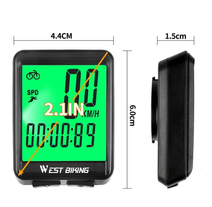 Безпроводной вело компьютер West Biking