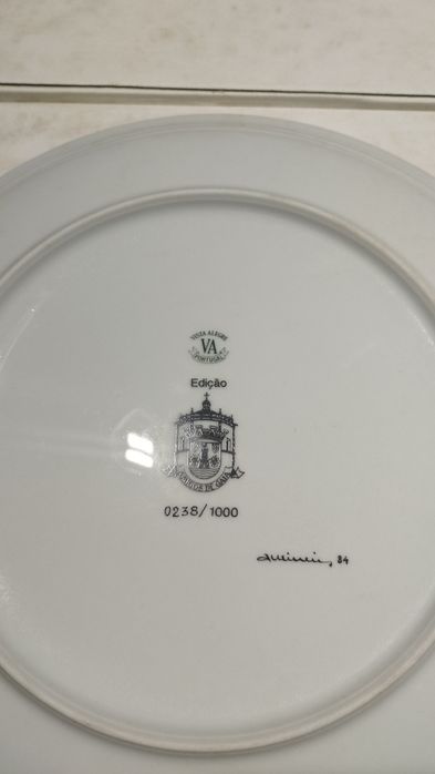 Prato comemorativo vista alegre