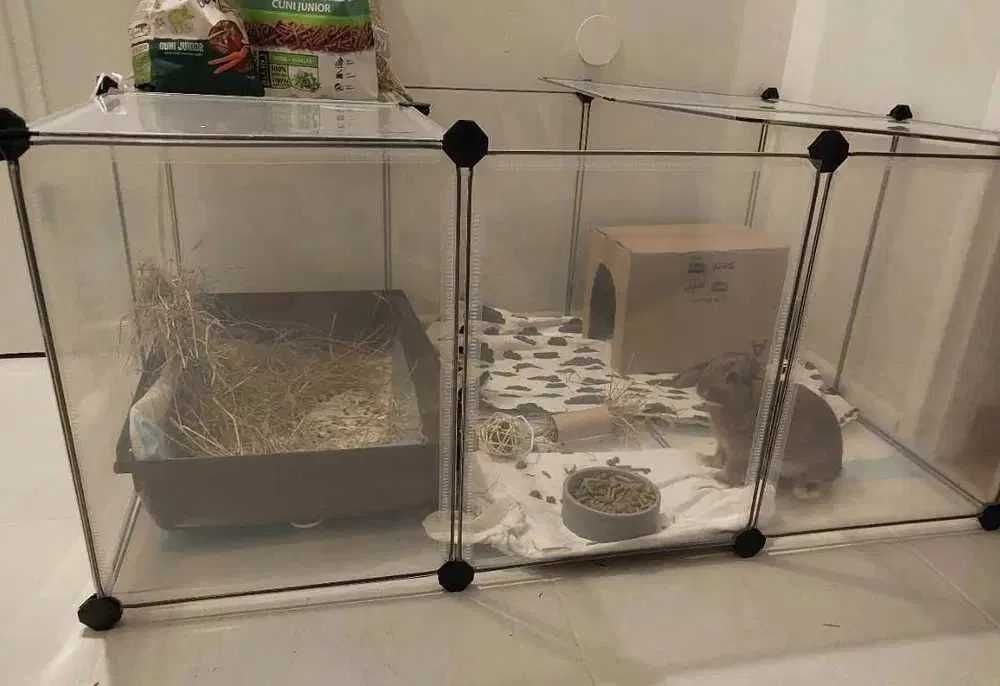 Klatka dla zwierząt Wybieg dla Chomika Królika Świnki Morskiej OKAZJA!