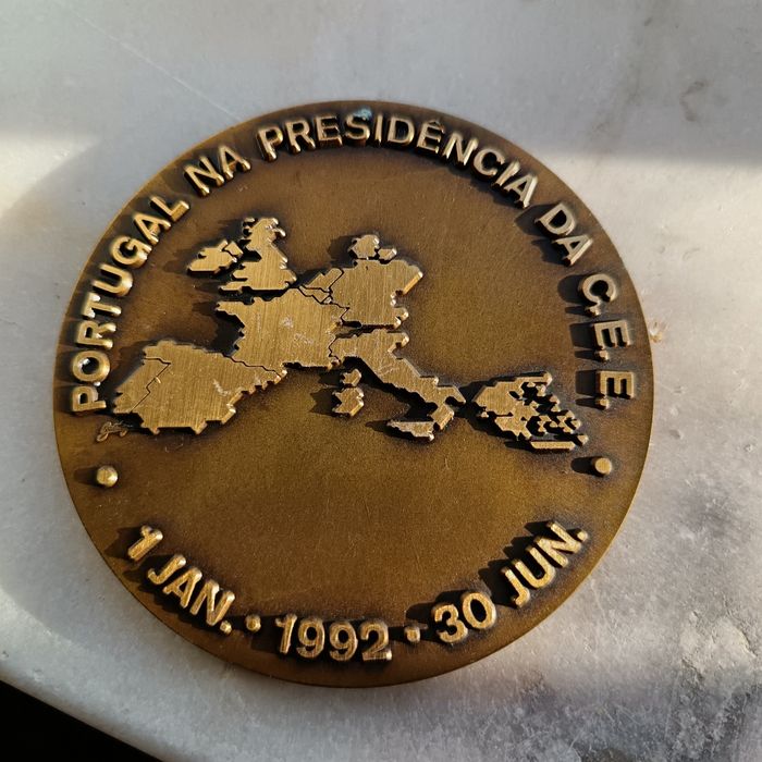 Medalha Bronze Portugal presidência da CEE