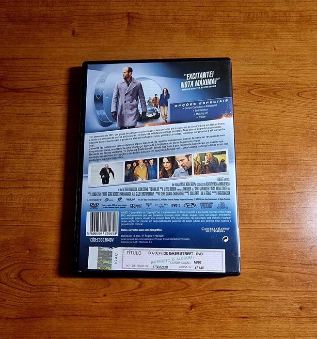 O GOLPE DE BAKER STREET (Jason Statham/Saffron Burrows/Daniel Mays)