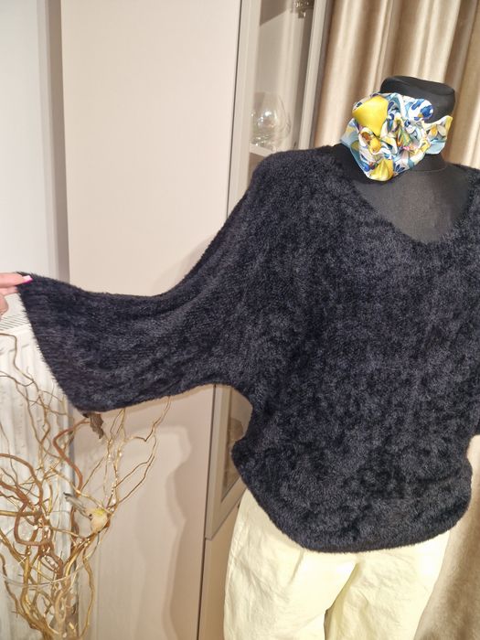 Sweter ala alpaka czarny