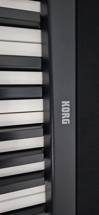 Piano Korg B2 - teclas com peso de piano acústico