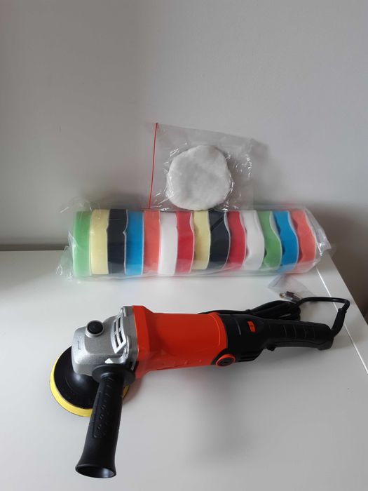 Polidora Carro 1200W com 6 Velocidades | 8000rpm | 14 Esponjas | NOVA