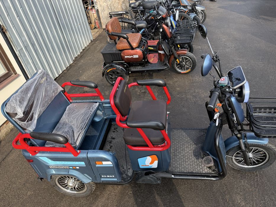 Новий електротрайк Sokmoto X3max 2000w 60V38Ah