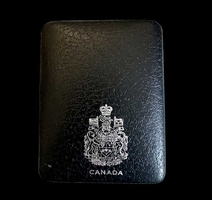 Carteira - 1 Dollar - 1977 - Canadá - Ascensão ao Trono (Prata Proof)