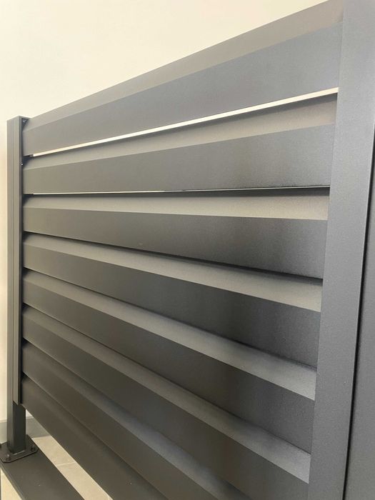 Przęsło ogrodzeniowe aluminiowe żaluzja profil romb 105x20 Wysyłka