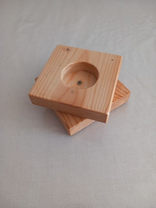 Suporte vela - artesanato
