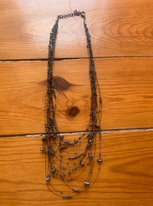 Colar pedras naturais Hematitas 38 cm
