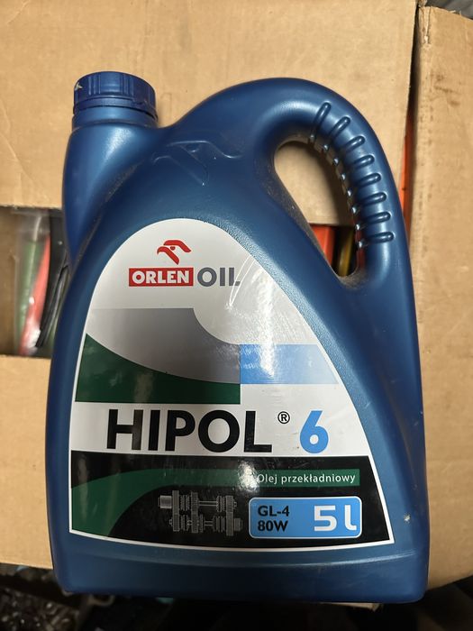 Hipol 6 GL-4 80W 5L Orlen Oil x4 sztuki po 5 litrow = 20L - nowy