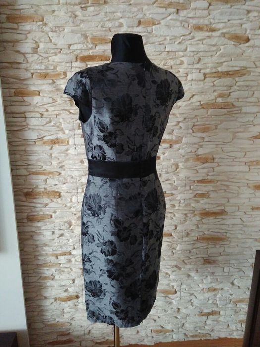 Szara sukienka + bolerko M