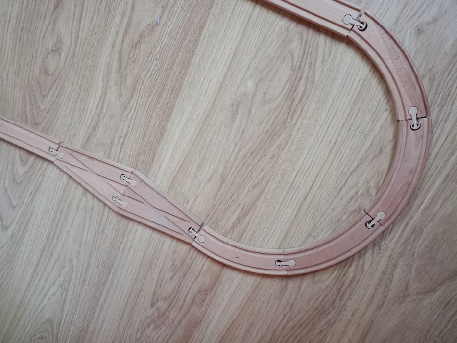 Drewniane tory ikea 31 elementów