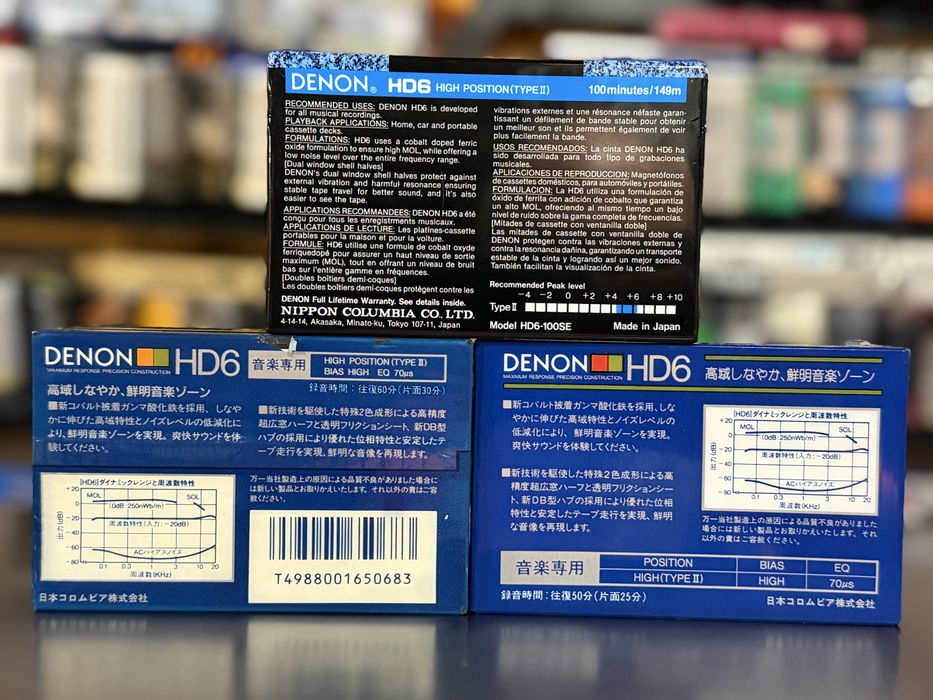 Продам аудио кассеты Denon